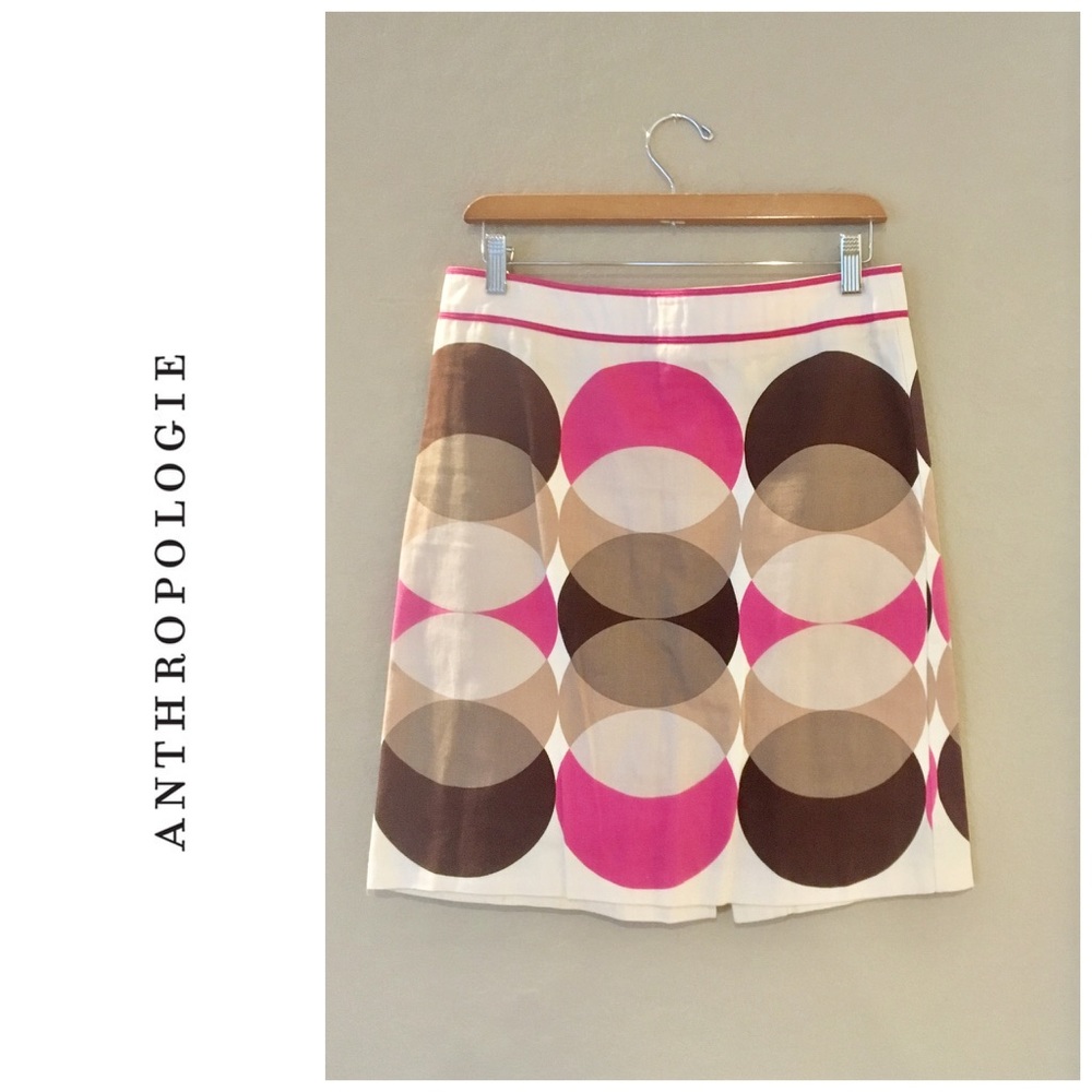 2005 Anthropologie Overlapping circles skirt